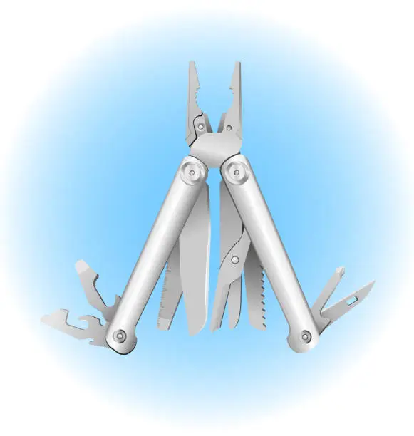 Vector illustration of Multi-tool