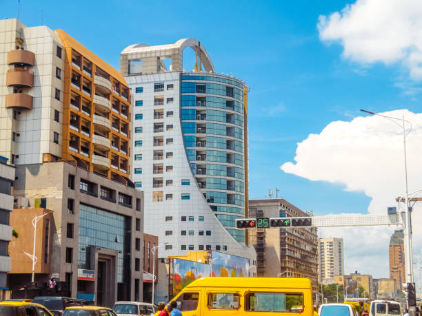 Buildings In Kinshasa In Congo