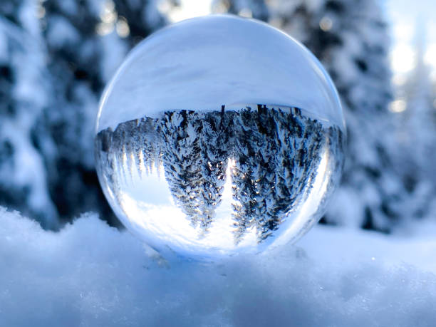 istock Alaska Winter With Crystal Ball Reflection 1818262758