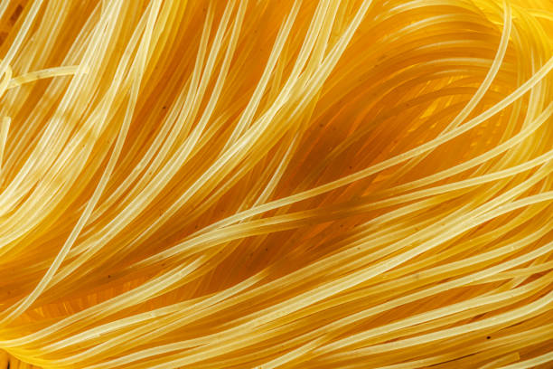 istock Italian pasta vermicelli close-up. Food background. 1818328016