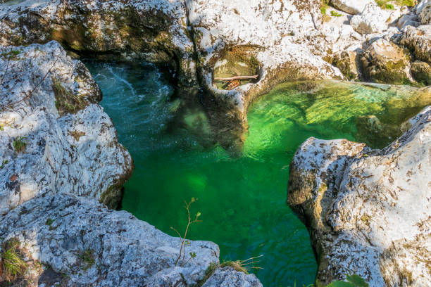 istock Mostnica gorge with many waterfall in Slovenia. 1818339835