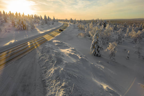 istock Winter Aerial view 1818390291