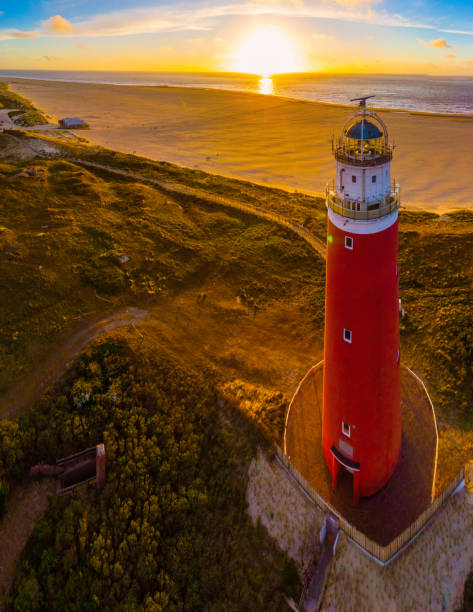 istock exel lighthouse during sunset Netherlands Dutch Island Texel 1818410117