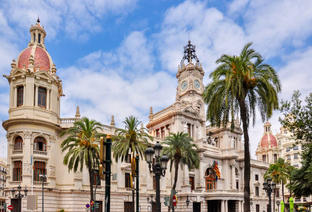 istock Valencia City Hall (Ayuntamiento) in summer, Spain 1818411771