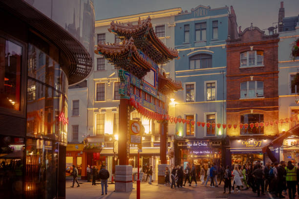 istock Chinatown in London at twilight 1818424847