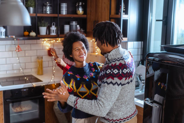istock African American couple dancing at home 1818444180