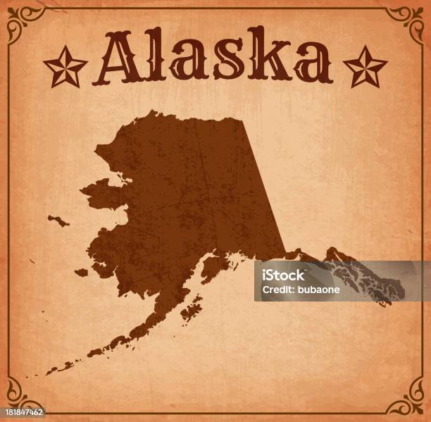 Ilustración de Alaska Grunge Mapa Con Bastidor y más Vectores Libres de Derechos de Alaska - Estado de los EE. UU. - Alaska - Estado de los EE. UU., Anticuado, Antihigiénico