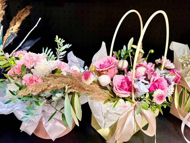 istock Beautiful bouquet of different flowers 1818487350