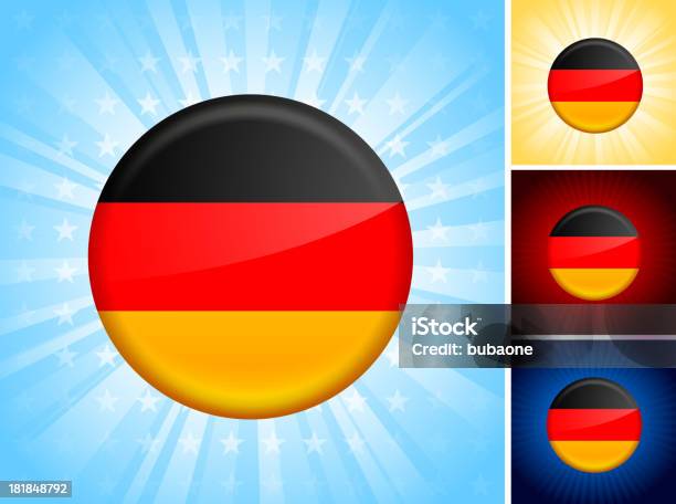 Drapeau Allemagne Libres De Droits Clipart Vectoriel Bouton Set Vecteurs libres de droits et plus d'images vectorielles de Allemagne