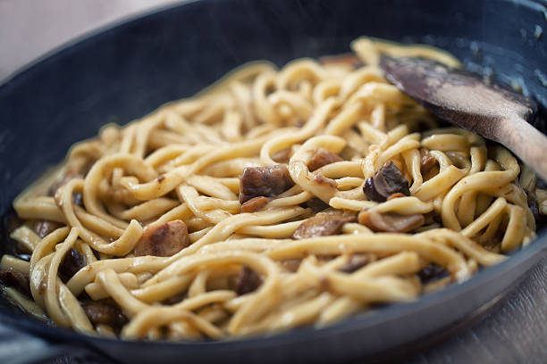 Tagliatelle with mushrooms