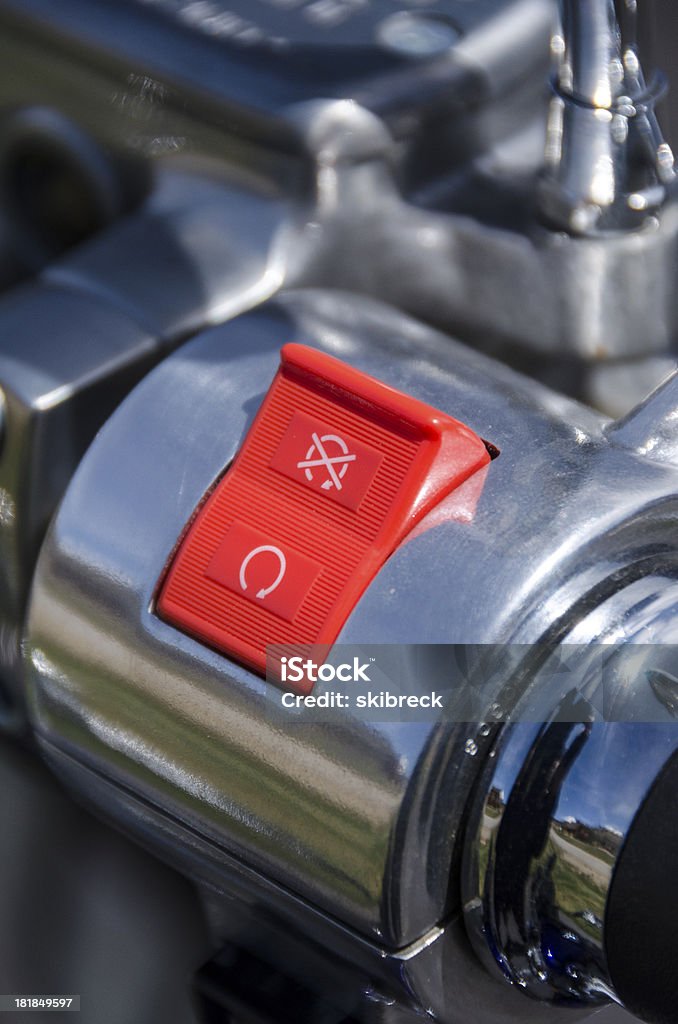 Motocicletta Kill Switch - Foto stock royalty-free di Interruttore