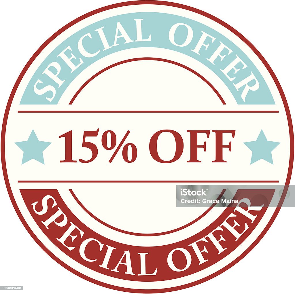 15% off sign - VECTOR 15% off sign Sale stock vector