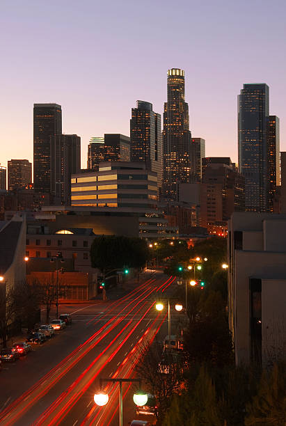istock Los Angeles Skyline at Dusk 181849875