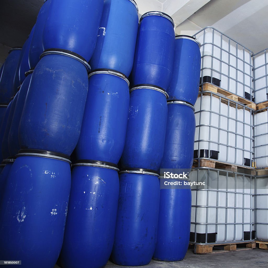 Chemical Barrels Barrel Stock Photo