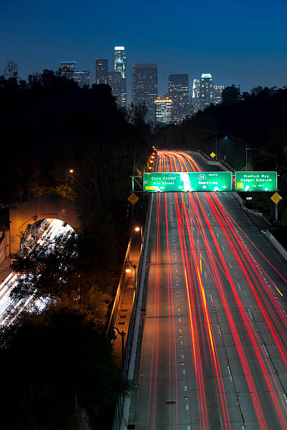 istock Los Angeles Skyline at Dusk 181850204