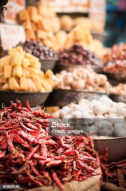 Foto de Spice Mercado De e mais fotos de stock de Alho - Alho, Alimentação Saudável, Armazém