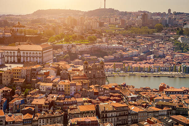 istock Oporto aerial view 181850567