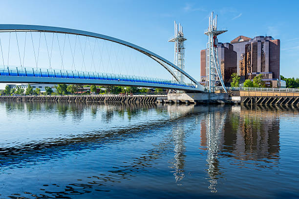 istock Millennium Bridge, Salford Quays, Manchester 181850672