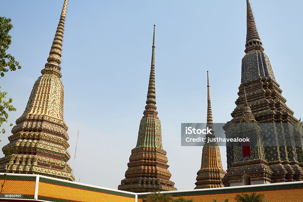 Padodas of Wat Pho Padodas of Wat Pho in Bangkok. Architecture Stock Photo