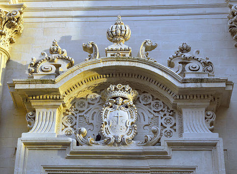 church of Santa Teresa in baroque style Lecce Italy