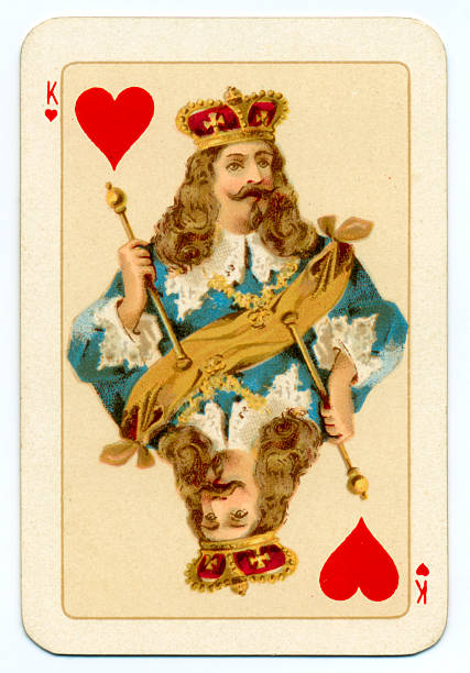 istock Stuart King of Hearts playing card Goodall 1895 181851515