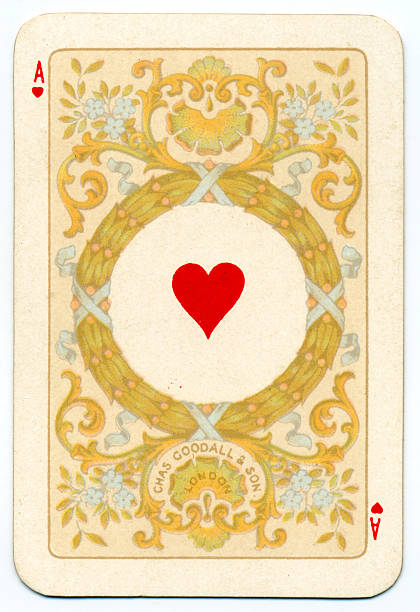 istock Ace of Hearts playing card Goodall 1895 181851598