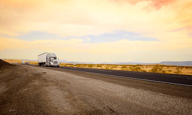 istock Truck on the Road, California 181852086