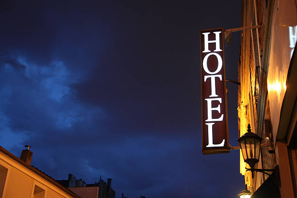 istock Hotel sign in Paris 181852674