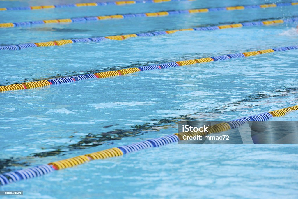 Schwimmbad - Lizenzfrei Schwimmbahnmarkierung Stock-Foto
