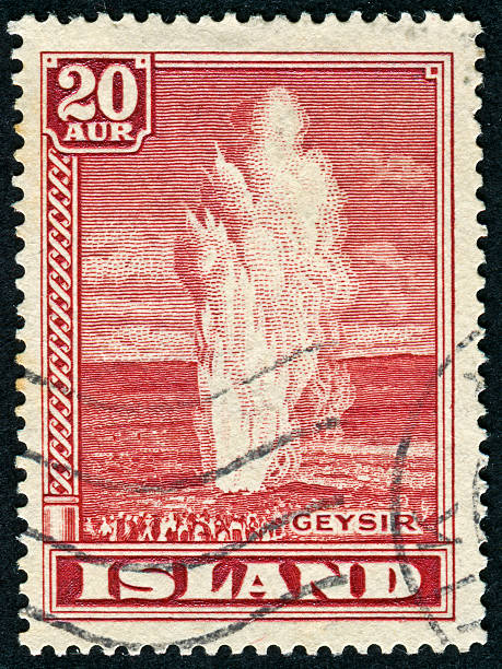 istock Iceland Geyser Stamp 181852936