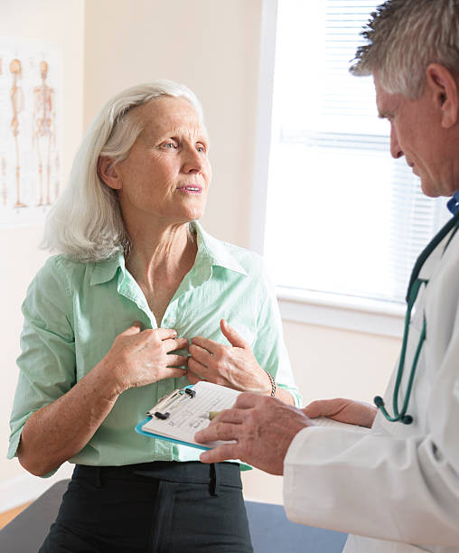 istock Senior Woman's Doctor Visit 181852972