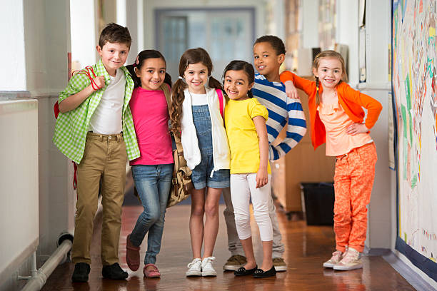 istock Kids in School Hallway 181853014