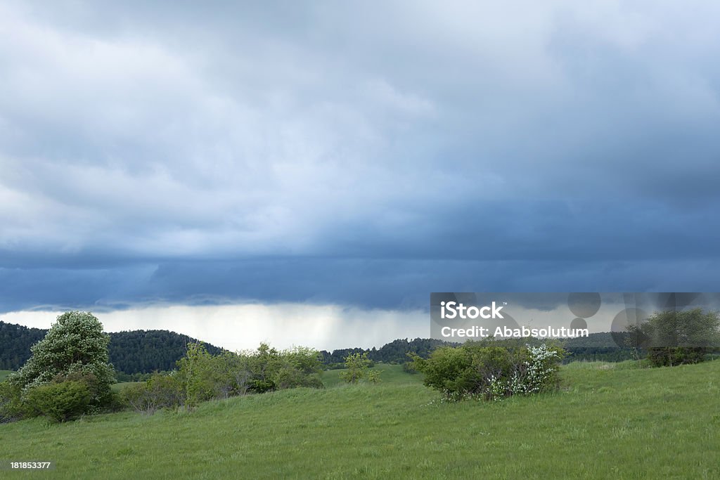 Primavera tempestades no Tableland Banjsice Eslovénia - Royalty-free Alpes Europeus Foto de stock