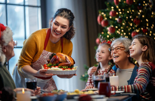 istock family celebrating Christmas 1818536511