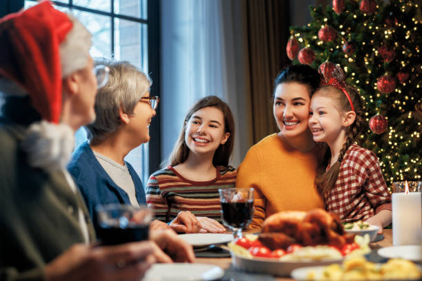 istock family celebrating Christmas 1818537608