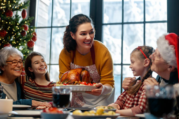 istock family celebrating Christmas 1818538733
