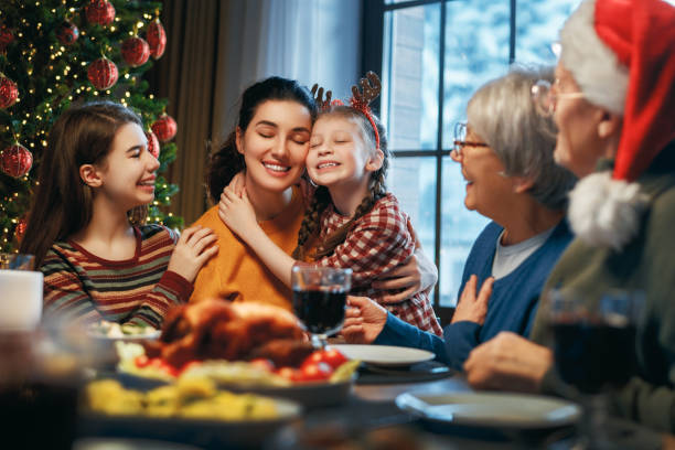 istock family celebrating Christmas 1818539253