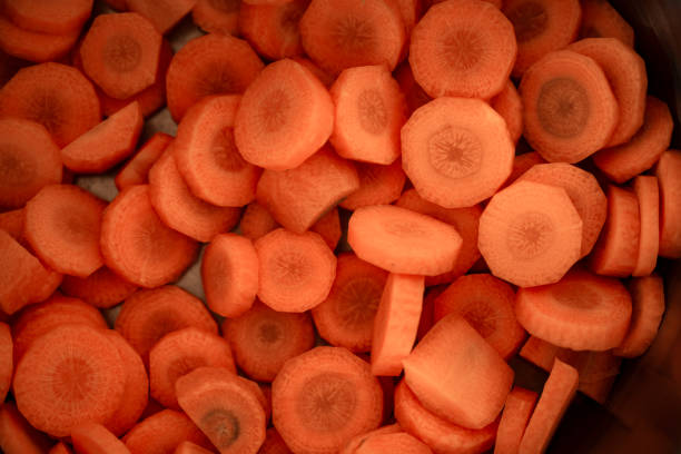 Preparation of vegetables at home. Cutting and washing vegetables