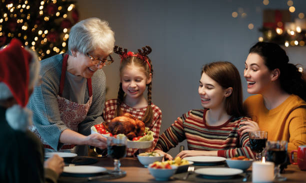 istock family celebrating Christmas 1818541549