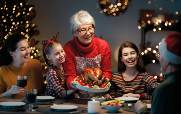istock family celebrating Christmas 1818543674