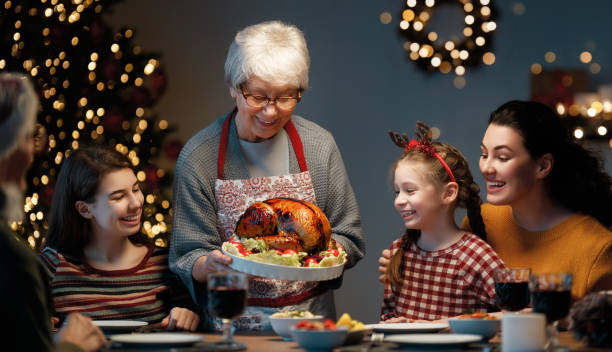 istock family celebrating Christmas 1818544213