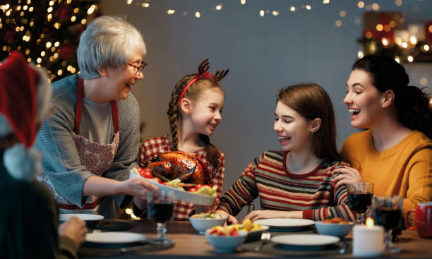 istock family celebrating Christmas 1818545814