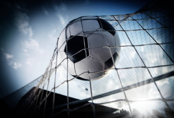 istock soccer ball agains blue sky 1818546358