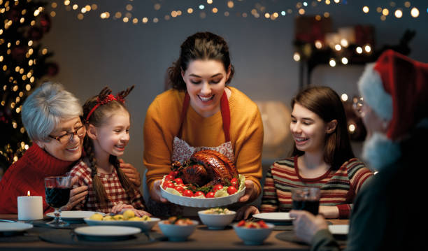 istock family celebrating Christmas 1818549134