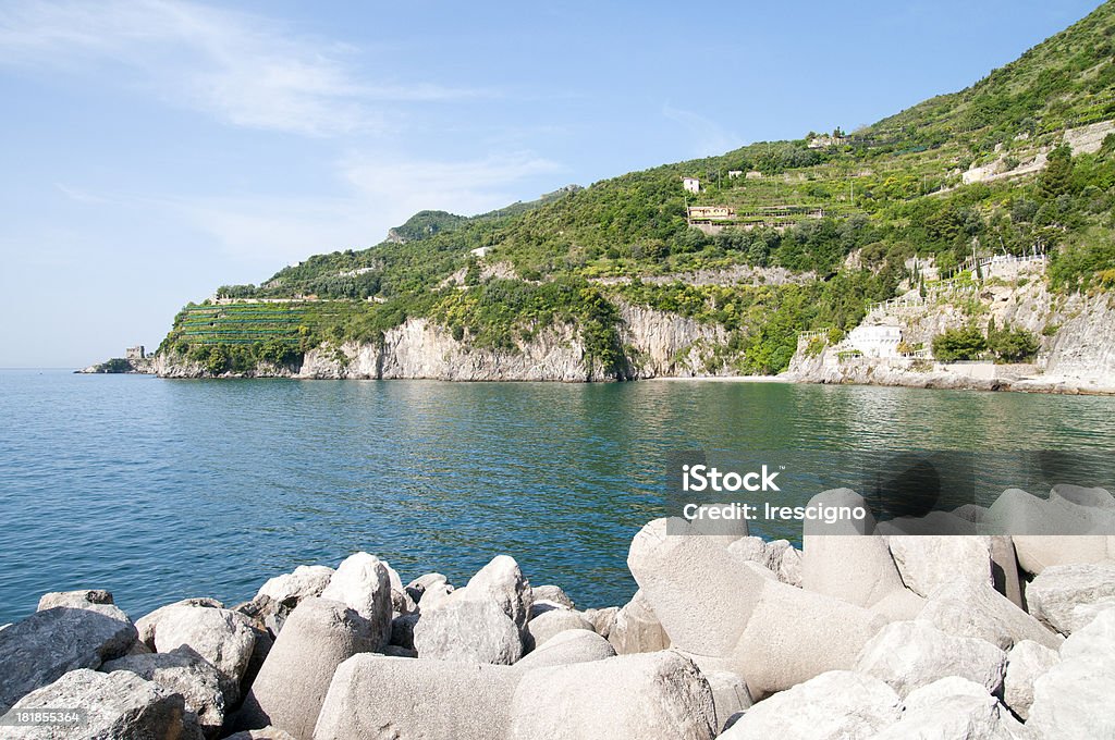 Costiera amalfitana-Cetara-Italia - Foto stock royalty-free di Amalfi