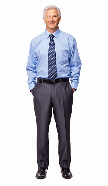 istock Businessman Standing With Hands In Pockets - Isolated 181855553
