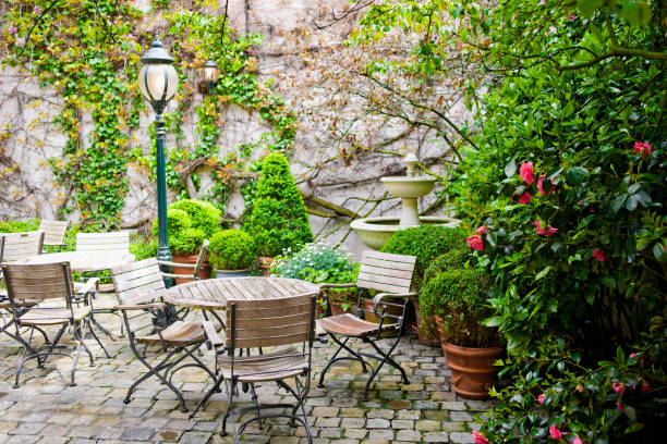 istock Garden in Bruges 181855952