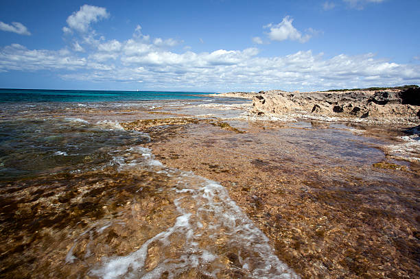 Coast at Cap de Ses Salines, Majorca, Spain