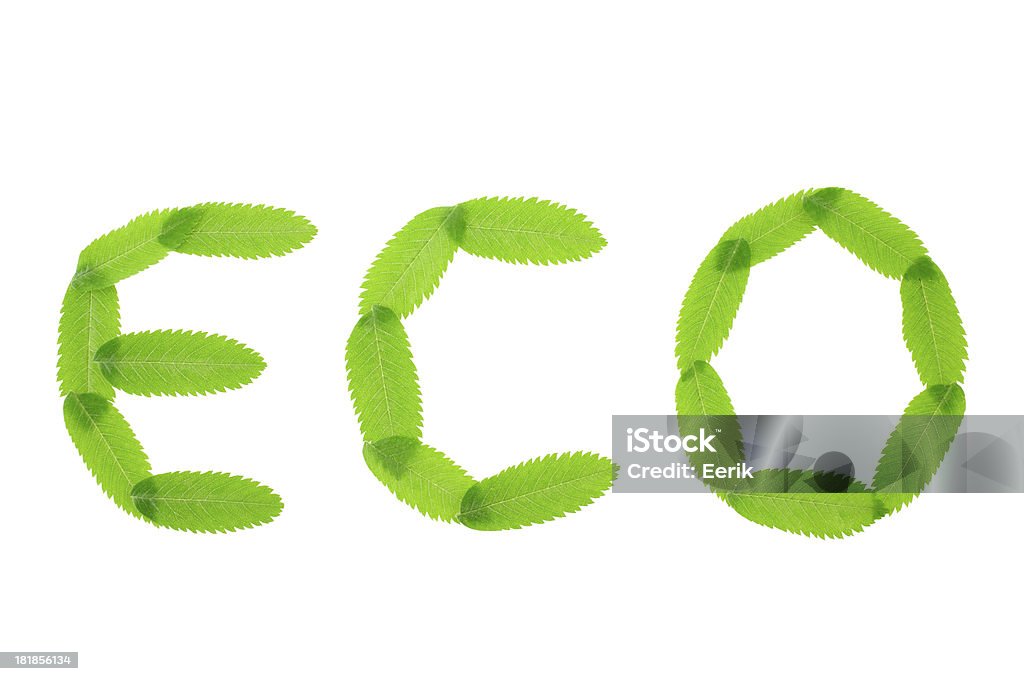 Eco testo - Foto stock royalty-free di Alfabeto