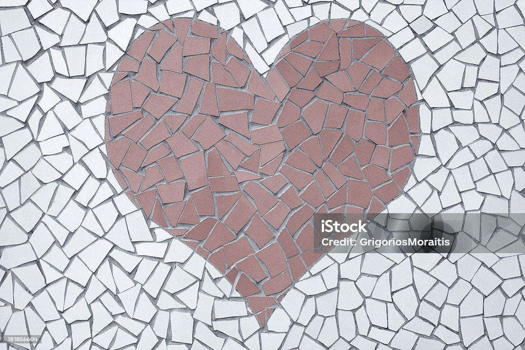 Mosaico cuore - Foto stock royalty-free di Mosaico